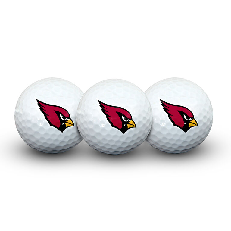 Team Effort Arizona Cardinals Golf Ball 3 Pack