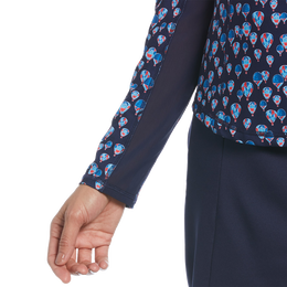 Hot Air Balloon Sun Protection Long Sleeve Golf Shirt
