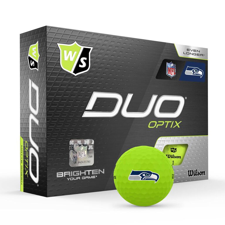 DUO Optix NFL Golf Balls - Seattle Seahawks