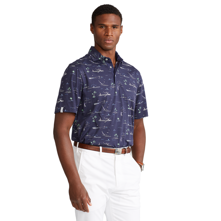 Classic Fit Resort Jersey Polo Shirt