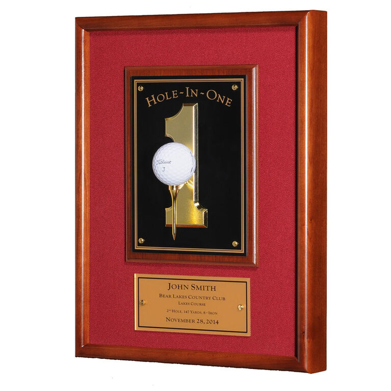 Morell Hole-In-One Plaque - Burgundy