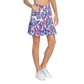 Alternate View 3 of Aloha Paradise Collection: Reagan  Orchid Grove 18&quot; Pull On Micro Pleat Skort