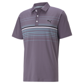 Alternate View 3 of MATTR Canyon Multi Stripe Short Sleeve Polo Shirt