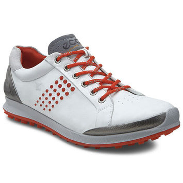 ECCO BIOM Hybrid 2 Men's Golf Shoe White/Fire PGA TOUR Superstore