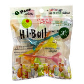 Hi-Ball Translucent 3-1/4&quot; Tees 6-Pack
