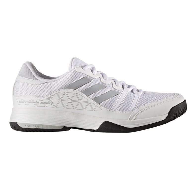 Cirugía Produce reloj adidas Barricade Court Men's Tennis Shoe - White/Silver | PGA TOUR  Superstore
