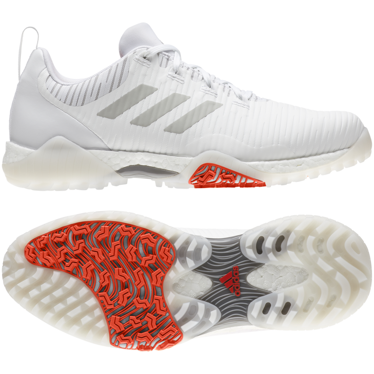 adidas CODECHAOS Men's Golf Shoe White/Grey PGA TOUR Superstore