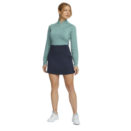 YOU-V Long Sleeve Quarter Zip Heather Pull Over