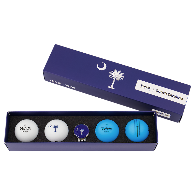 Volvik Vivid South Carolina Golf Ball Gift Set PGA TOUR Superstore