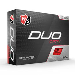 DUO Optix Red Golf Balls - Personalized