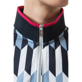 Alternate View 2 of Sportif Dot Collection: Britney Geo Print Long Sleeve Quarter Zip