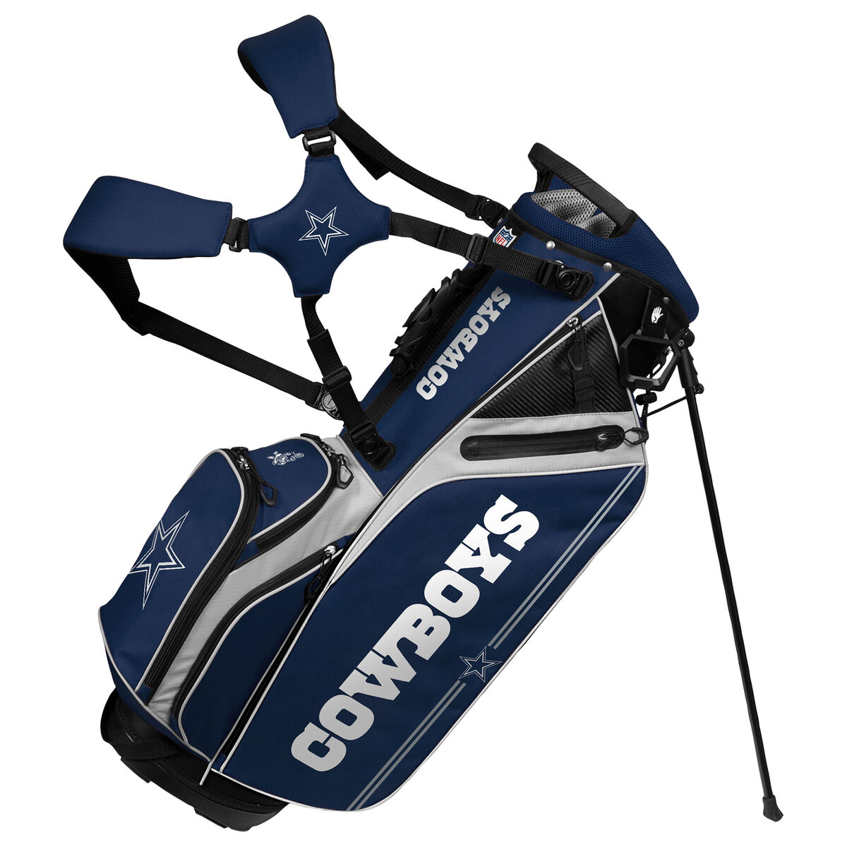 Team Effort Dallas Cowboys Caddie Carry Hybrid Bag PGA TOUR Superstore