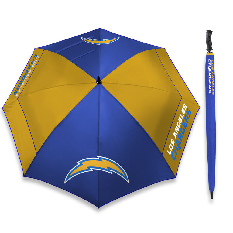 Team Effort Los Angeles Chargers 62" WindSheer Lite Umbrella PGA TOUR