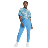 Alternate View 1 of Ace Floral Print Women&#39;s Cropped Polo Shirt