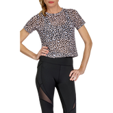 Alternate View 1 of Essential Ferrara Short Sleeve Mesh Top