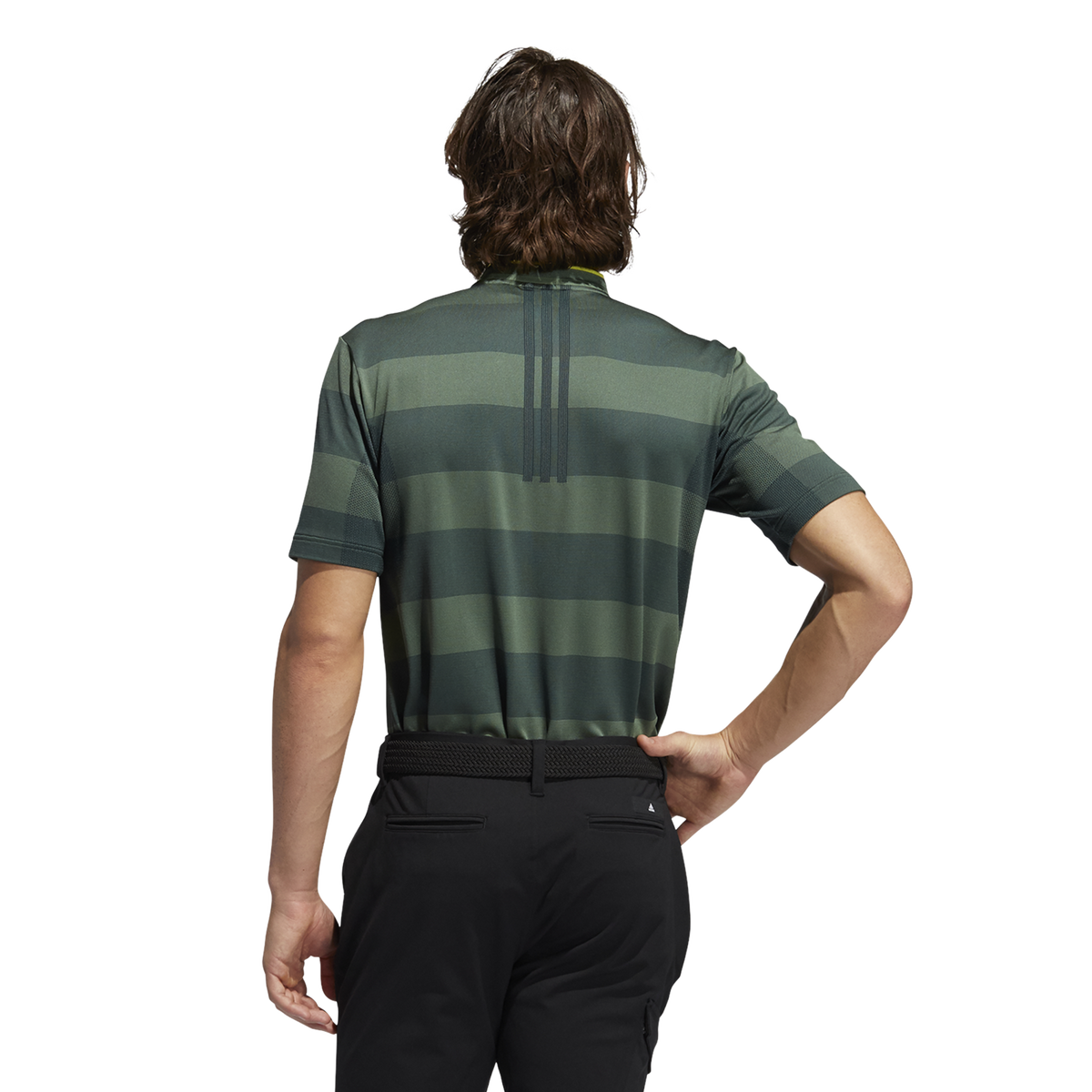 adidas Primeknit Stripe Polo Shirt | PGA TOUR Superstore
