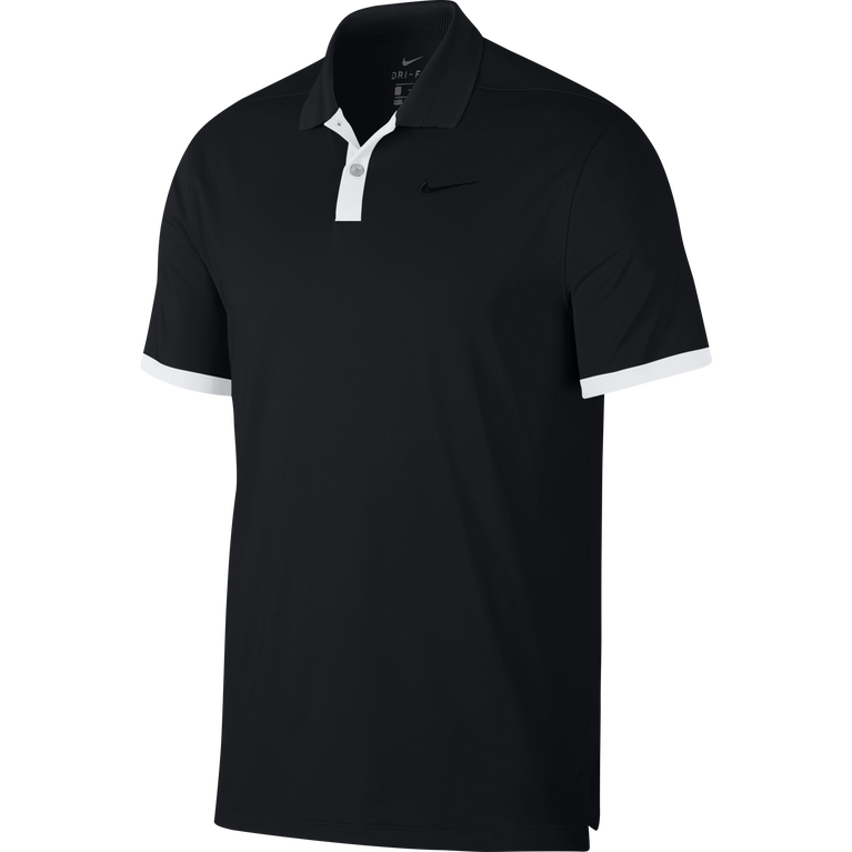 Vapor print tipped collar polo clearance