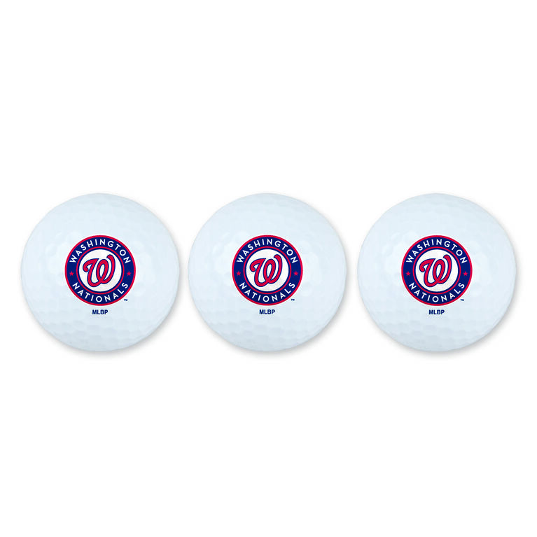 Team Effort Washington Nationals Golf Ball 3 Pack