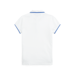 Girls Val Short Sleeve Contrast Trim Polo Shirt