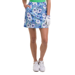 Daisy Print 17.5&quot; Skort