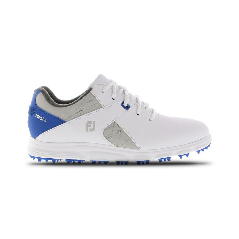 FootJoy Pro|SL Junior Golf Shoe - White/Royal (Previous Style) | PGA TOUR Superstore