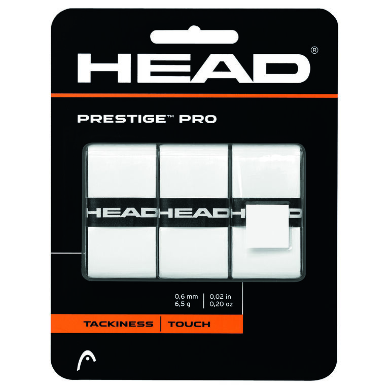 Prestige Pro Grip 3-Pack - White