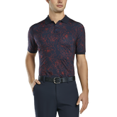 Outline Floral Polo