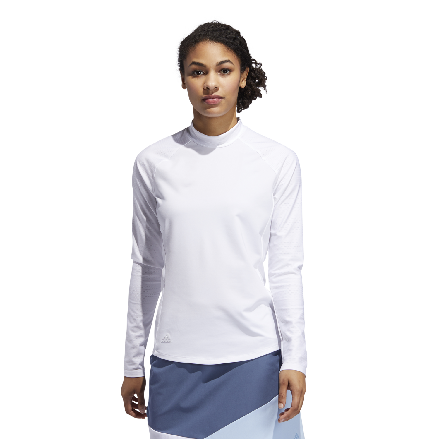 adidas mock neck golf shirts