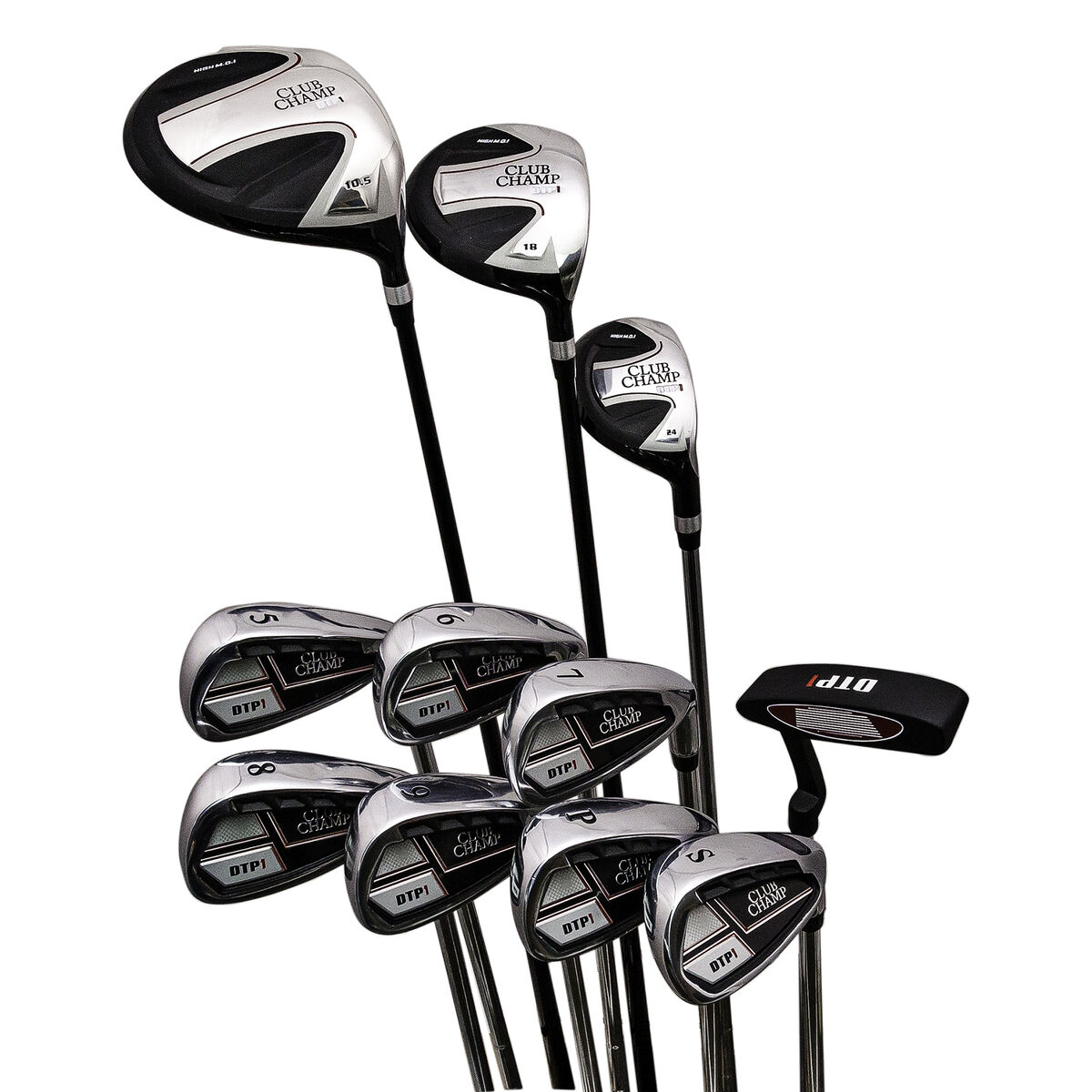 Club Champ Dtp Men S 11 Piece Golf Club Set Pga Tour