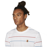 Alternate View 2 of NikeCourt Men&#39;s Long-Sleeve Striped Tennis T-Shirt