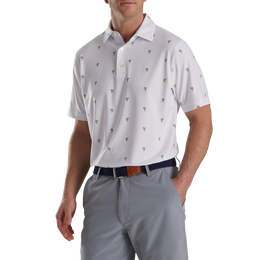 Cactus Print Polo