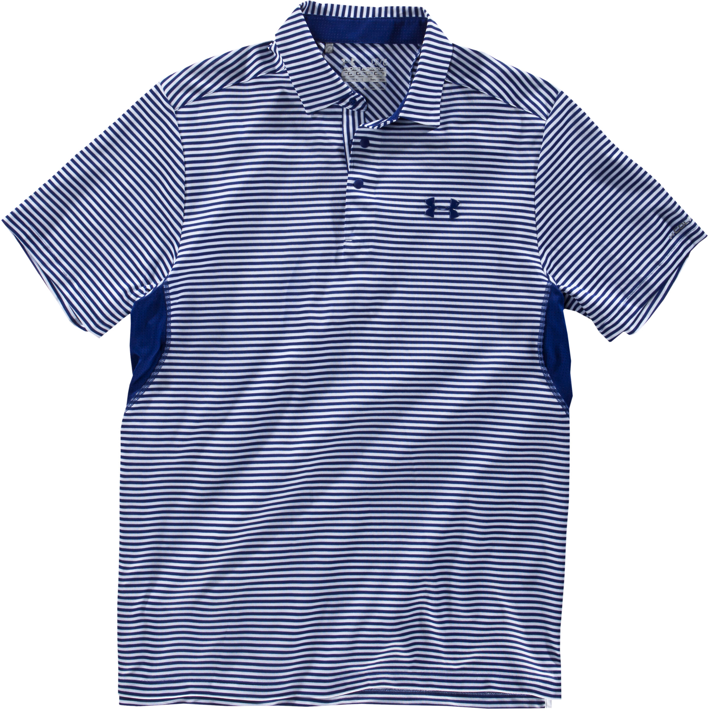 under armour striped polo