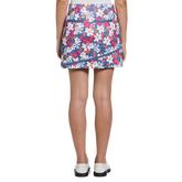 Alternate View 2 of Floral Geo Print Curved Hem 16&quot; Golf Skort