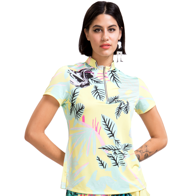 Venus Collection: Savannah Tropics Short Sleeve Top