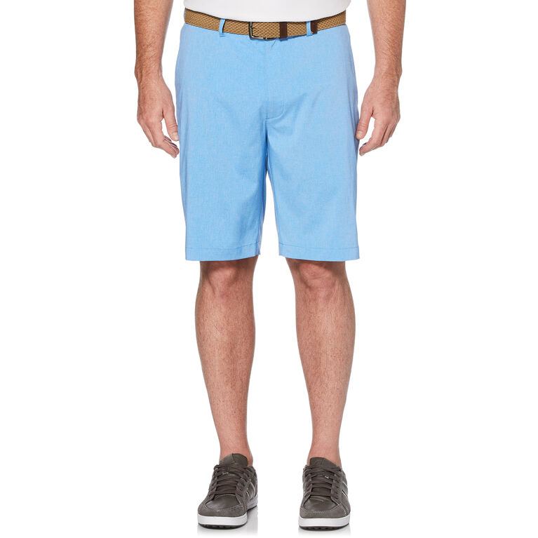 PGA TOUR Heather Flat Front Golf Short with Active Waistband PGA TOUR