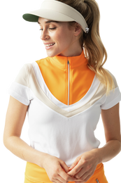 Wild Nature Collection: Tisha Cap Sleeve Polo Shirt