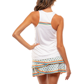Alternate View 2 of Flower Fusion Racerback Cinch Tank Top