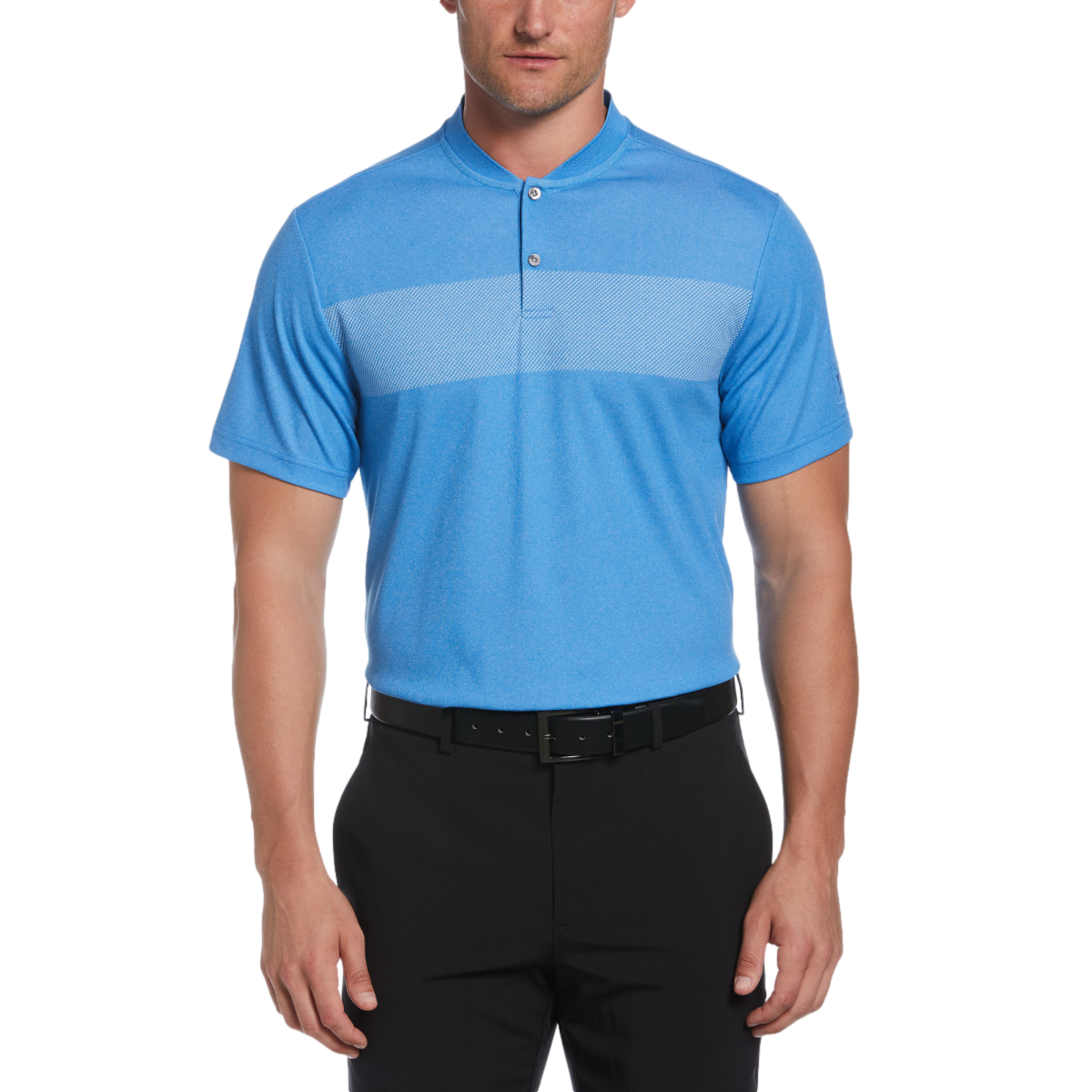 PGA TOUR Apparel Printed Edge Short Sleeve Golf Polo Shirt PGA TOUR