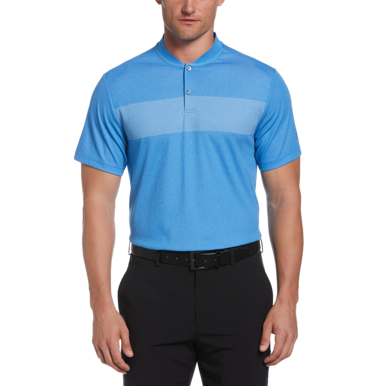 PGA TOUR Apparel Printed Edge Short Sleeve Golf Polo Shirt PGA TOUR Superstore