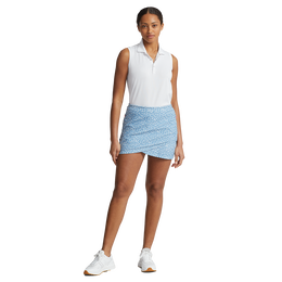 Faux-Wrap 17&quot; Stretch Skort