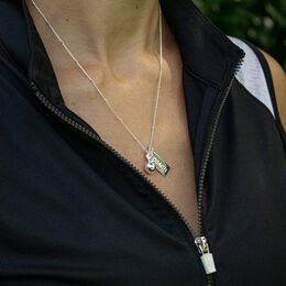 CC Sport Tennis Coach Charm Necklace