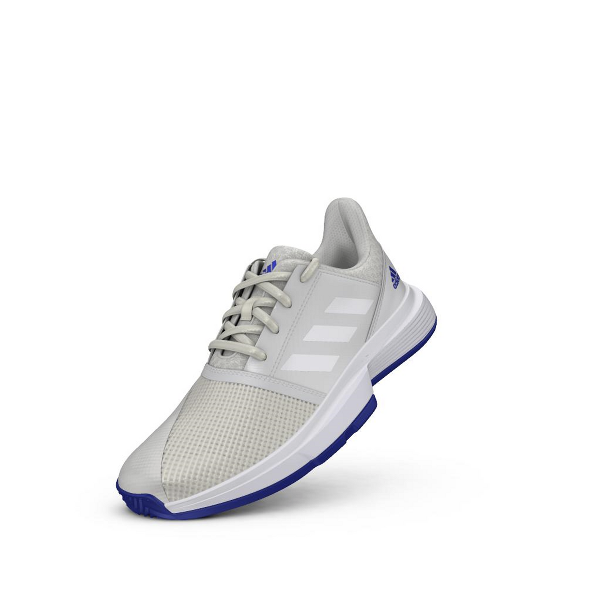 Adidas ADIWEAR™ 6 CourtJam XJ Junior's Tennis Shoe Off White/Royal