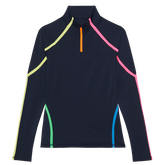 Alternate View 5 of Color-Blocked Jersey Quarter Zip Pull Over