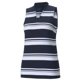 Valley Stripe CLOUDSPUN Sleeveless Polo