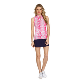 Alternate View 1 of Soaring Symphony Collection: Electa Spotted Doe Sleeveless Top