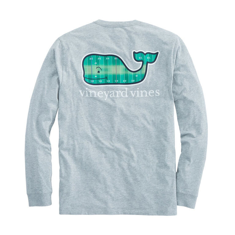 Vineyard Vines Long Sleeve Football Field Whale T-Shirt | PGA TOUR ...