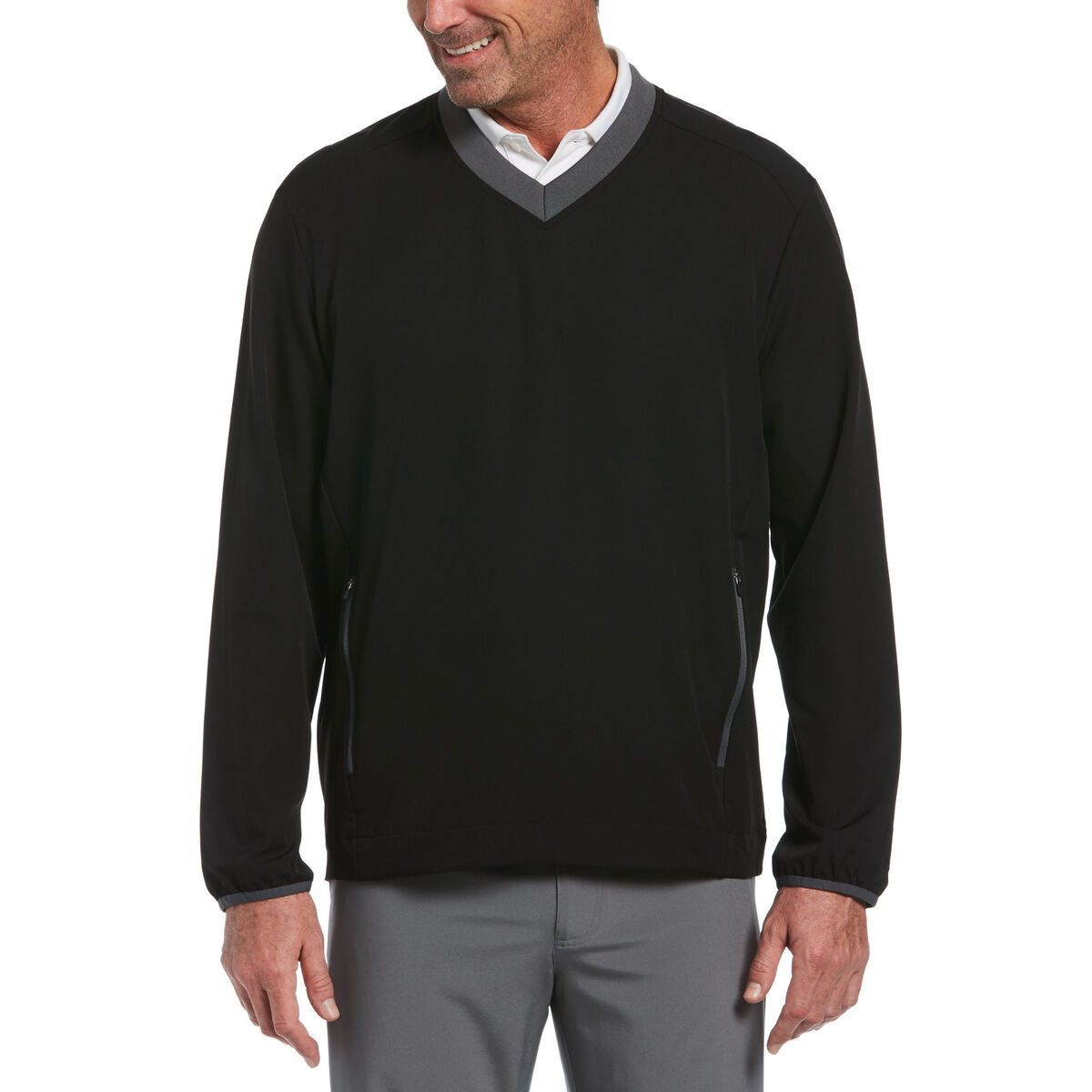 PGA TOUR DobbyBack Stretch VNeck Golf Pullover PGA TOUR Superstore