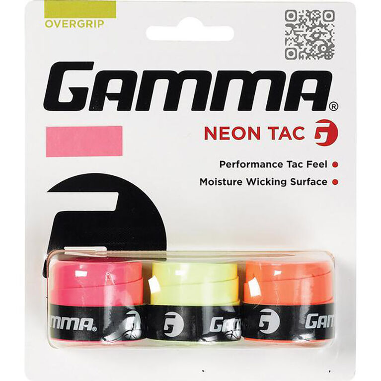 Gamma Neon Tac Overgrip - 3 Pack