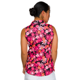 Alternate View 7 of Watermelon Wine Collection: Floral Print Sleeveless Polo