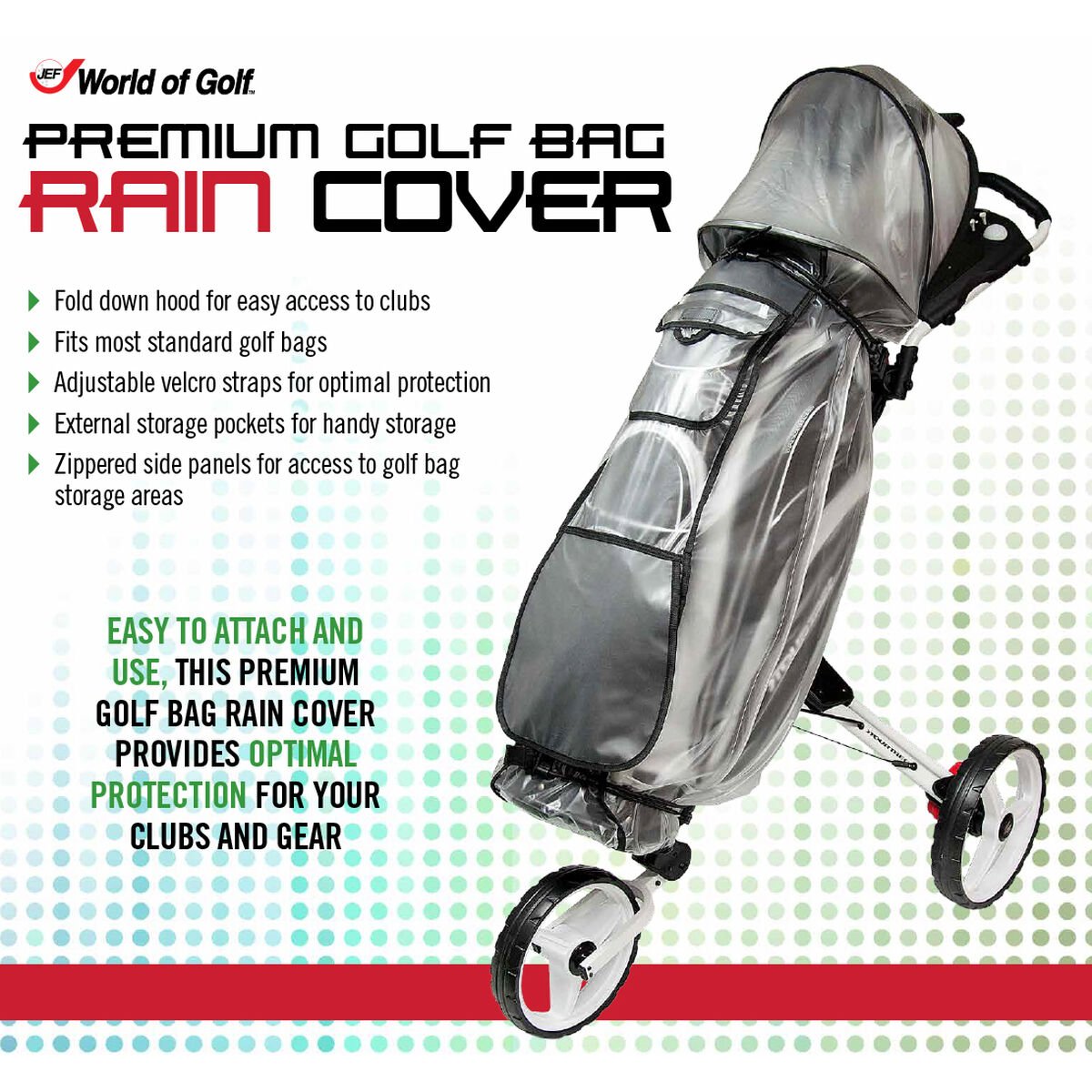 tour bag rain hood